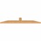 Ekena Millwork Portland Smooth Timber Gable Bracket, Western Red Cedar, 84"W x 14"H x 3 1/2"D x 5 1/2"F, 4/12 Pitch GBW084X14X0406POR00SWR - alternate 4